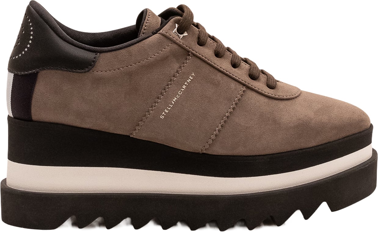 Stella McCartney Sneakelyse con Suola Platform Taupe