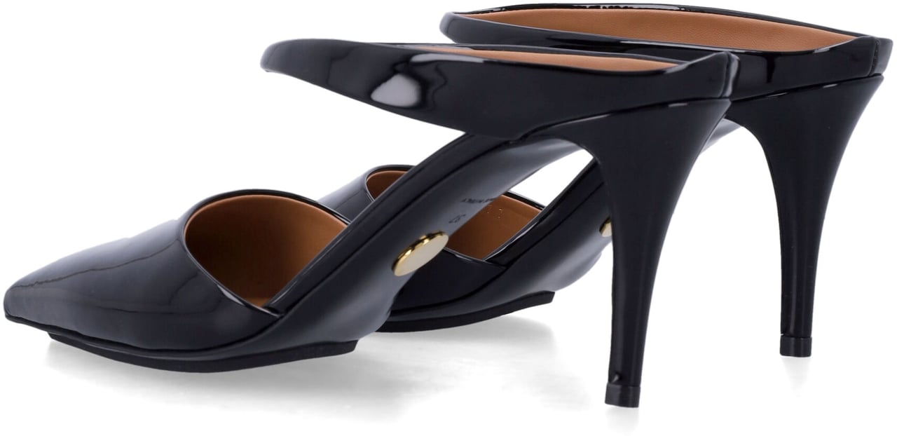 Stella McCartney Strappy Mule 8 Nero Zwart