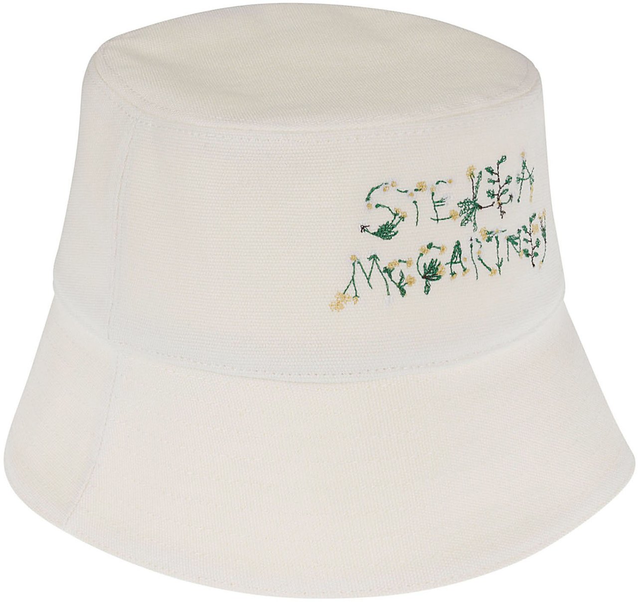 Stella McCartney Bucket Hat Elegant Embroidered Detailing Wit
