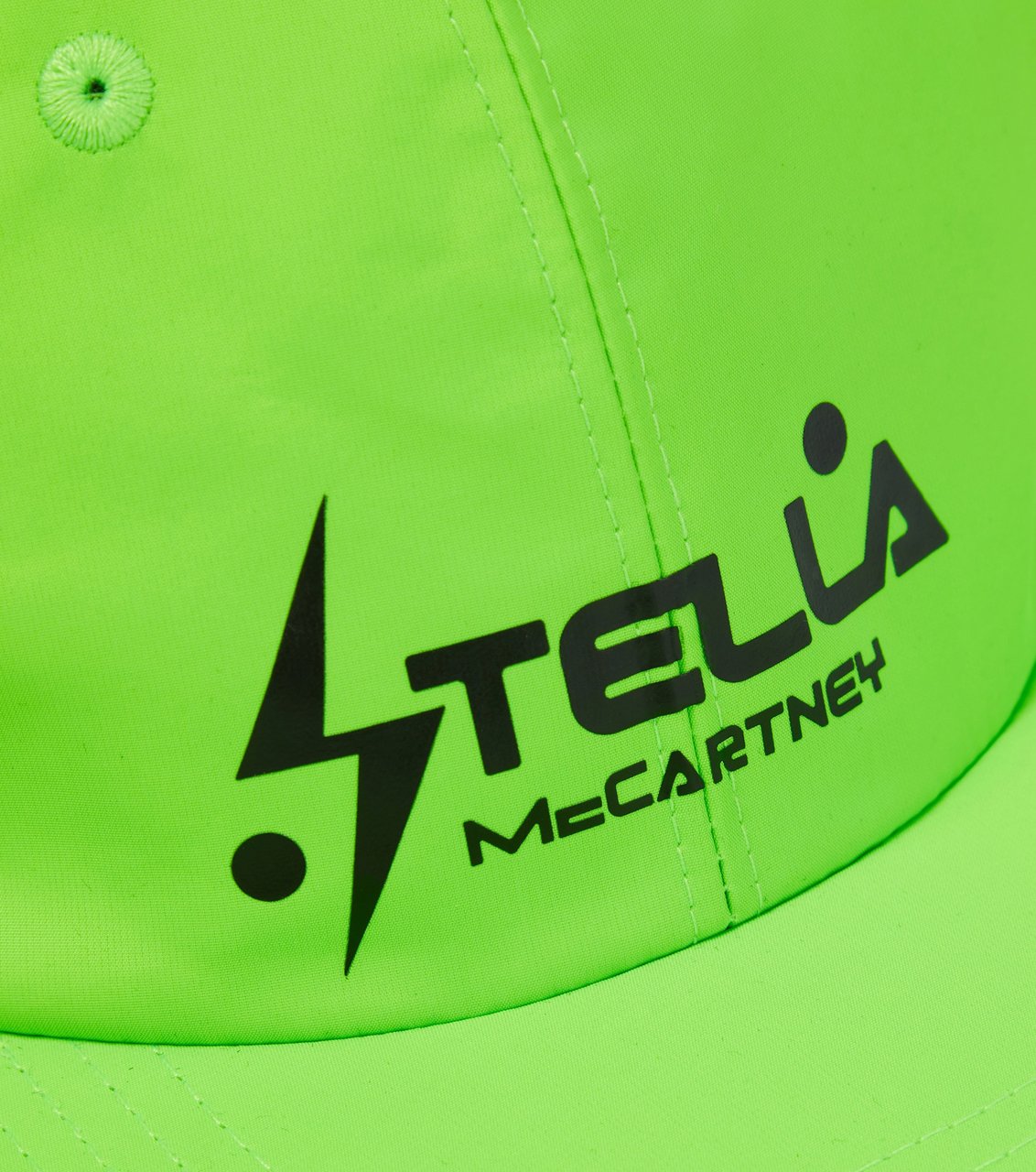 Stella McCartney Logo Baseball Cap Groen