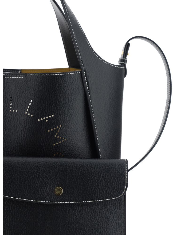 Stella McCartney Black Polyamide Handbag Zwart