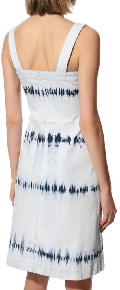 Stella McCartney Stella McCartney Blue Polyester Casual Dress Blauw