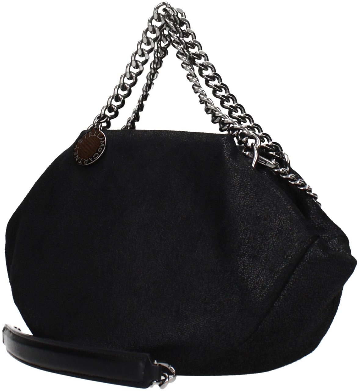 Stella McCartney Stella McCartney Black Leather Handbag Zwart