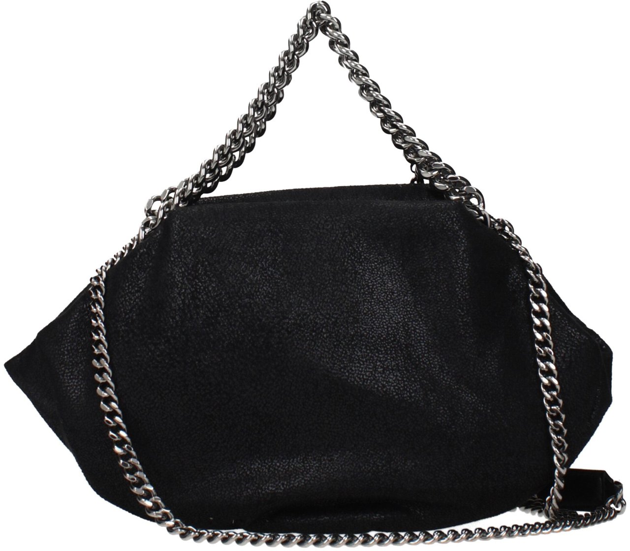 Stella McCartney Stella McCartney Black Leather Handbag Zwart