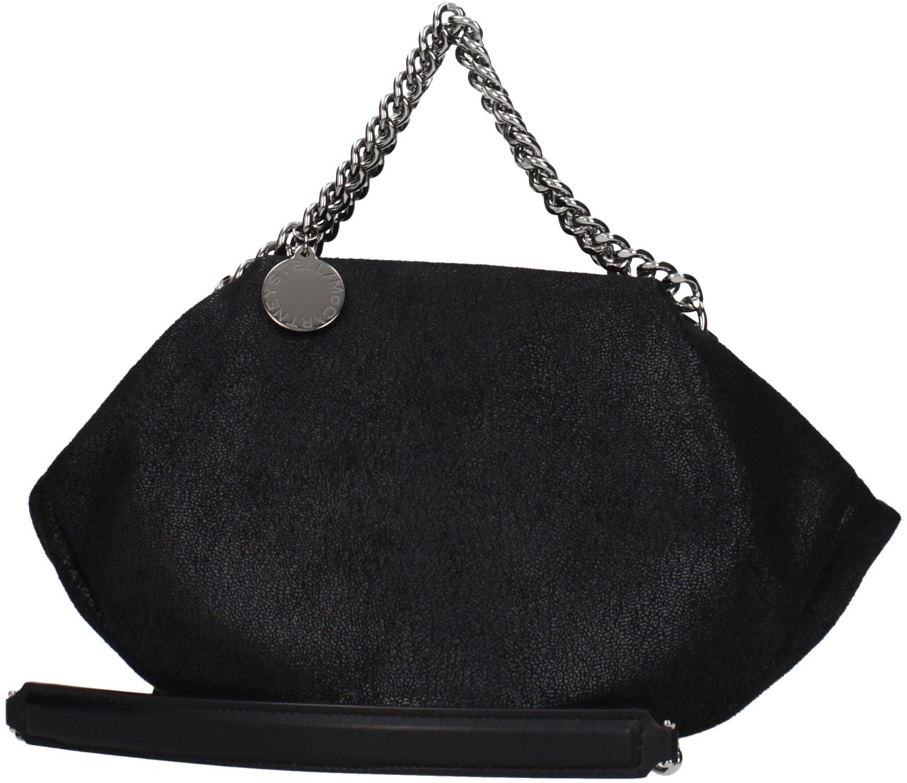 Stella McCartney Stella McCartney Black Leather Handbag Zwart