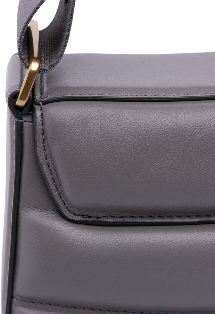 Stella McCartney Alter Mat S Wave Padded Shoulder Bag Grijs