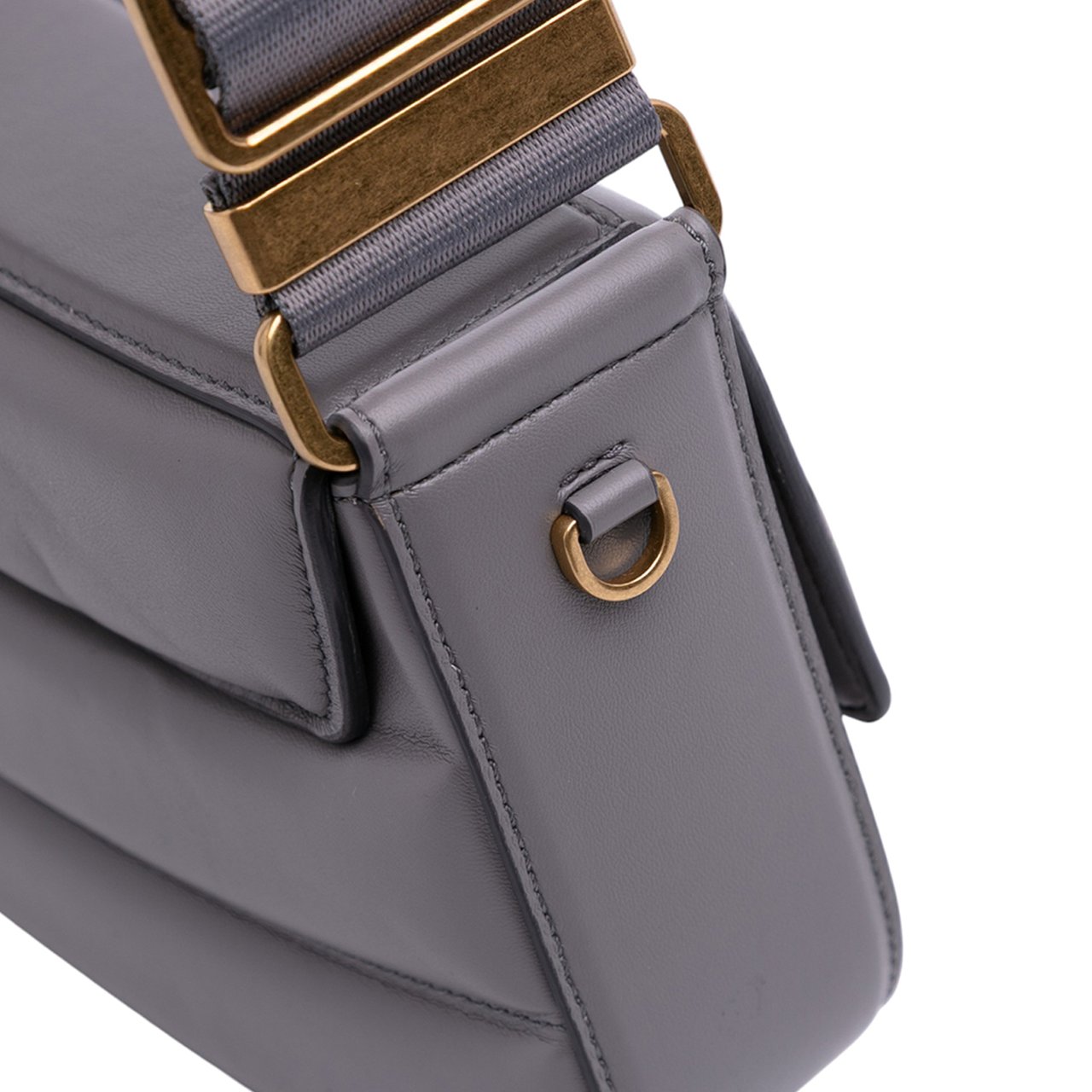 Stella McCartney Alter Mat S Wave Padded Shoulder Bag Grijs