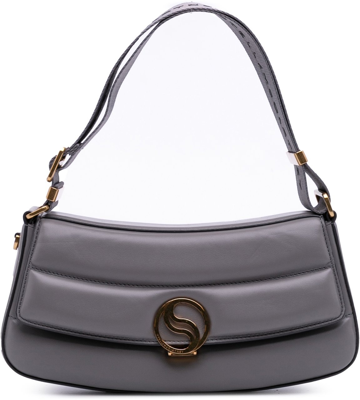 Stella McCartney Alter Mat S Wave Padded Shoulder Bag Grijs