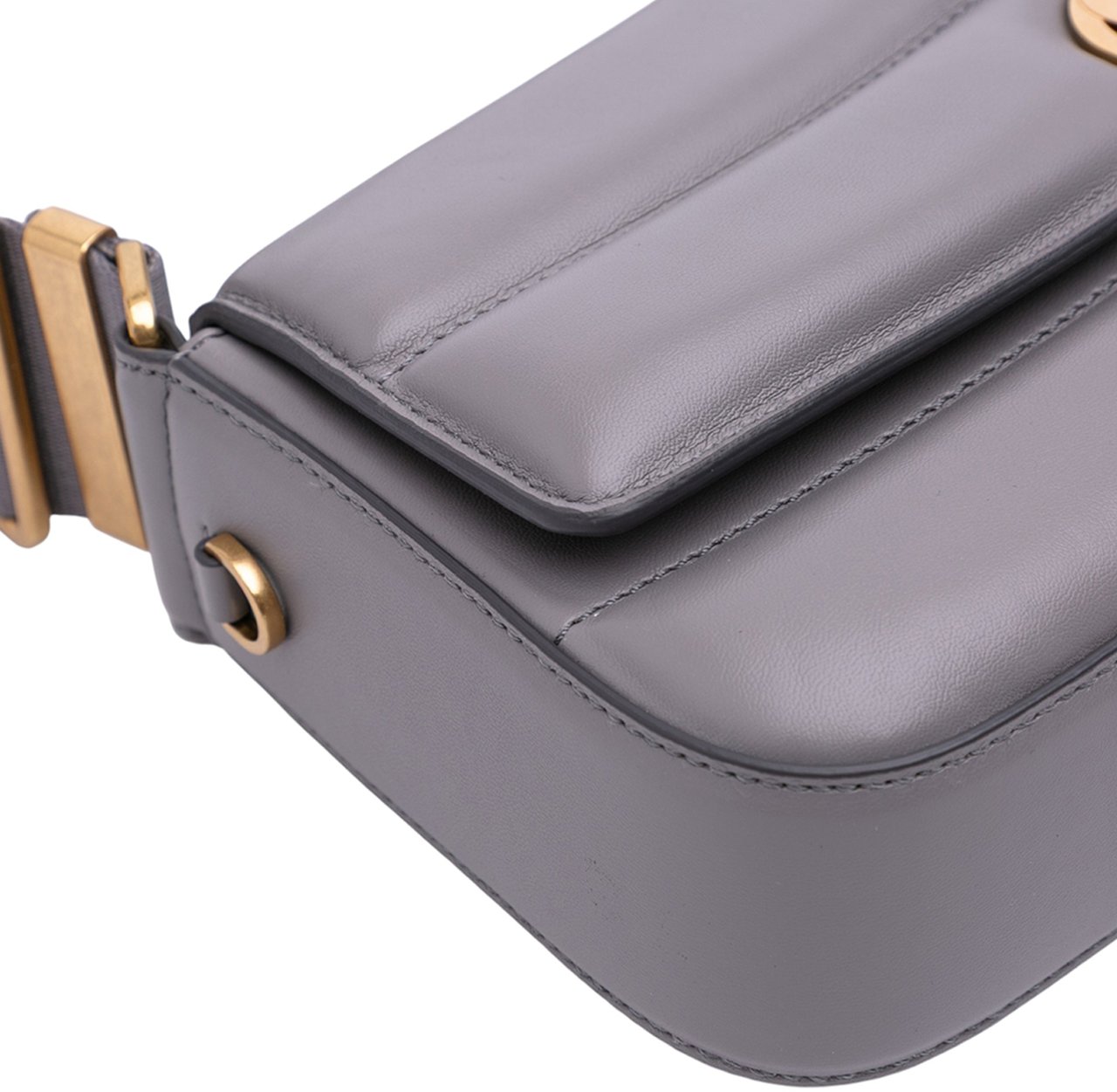 Stella McCartney Alter Mat S Wave Padded Shoulder Bag Grijs
