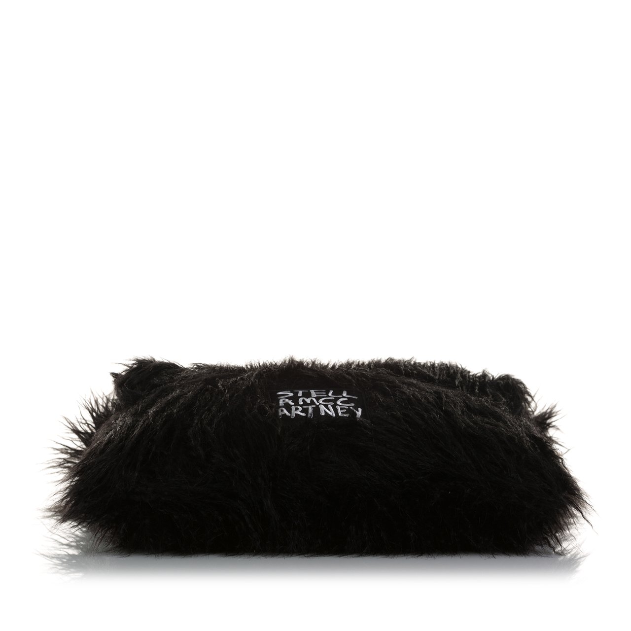 Stella McCartney x Ed Curtis Faux Fur Shoulder Bag Zwart