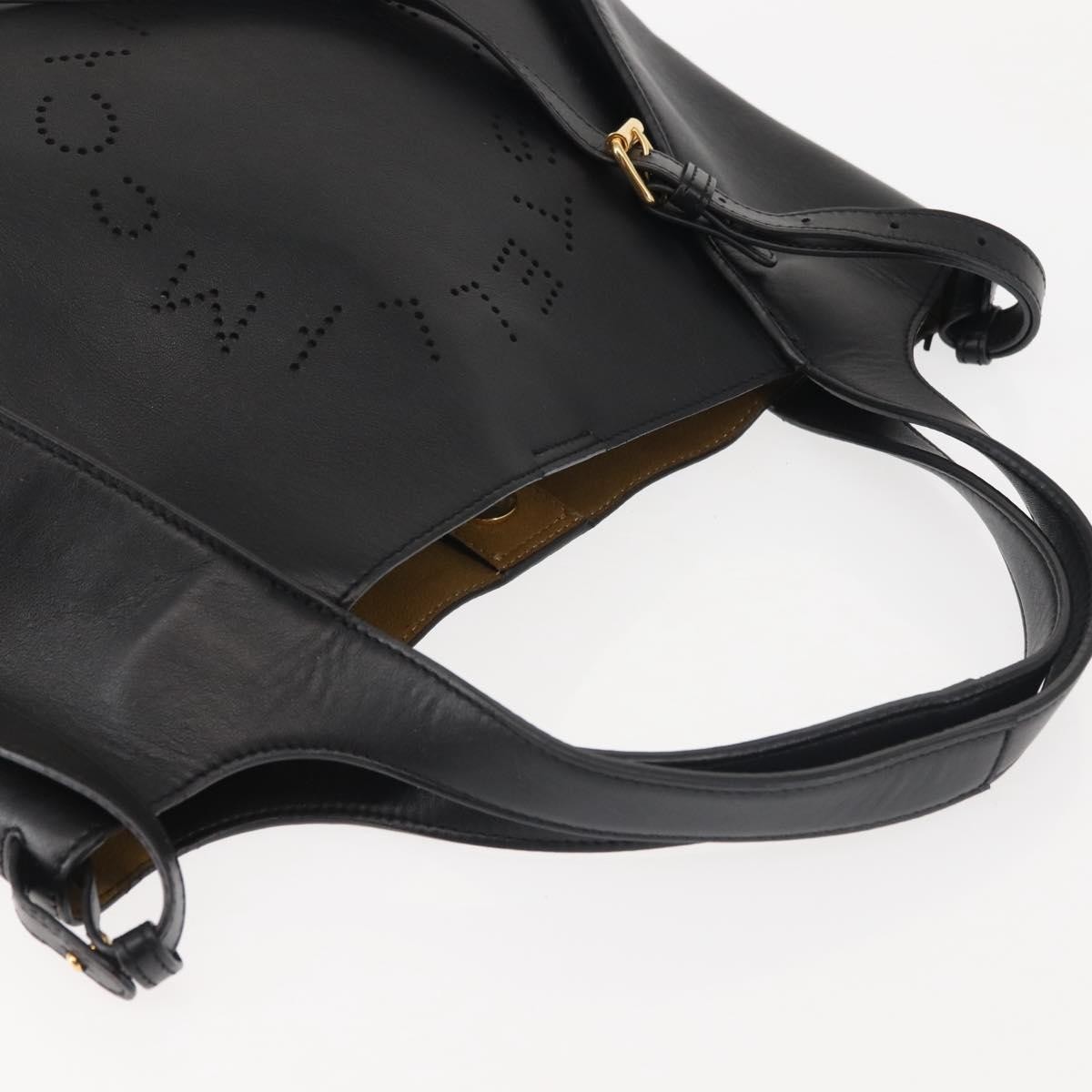 Stella McCartney Stella McCartney Cabas tote bag leather moyen Zwart