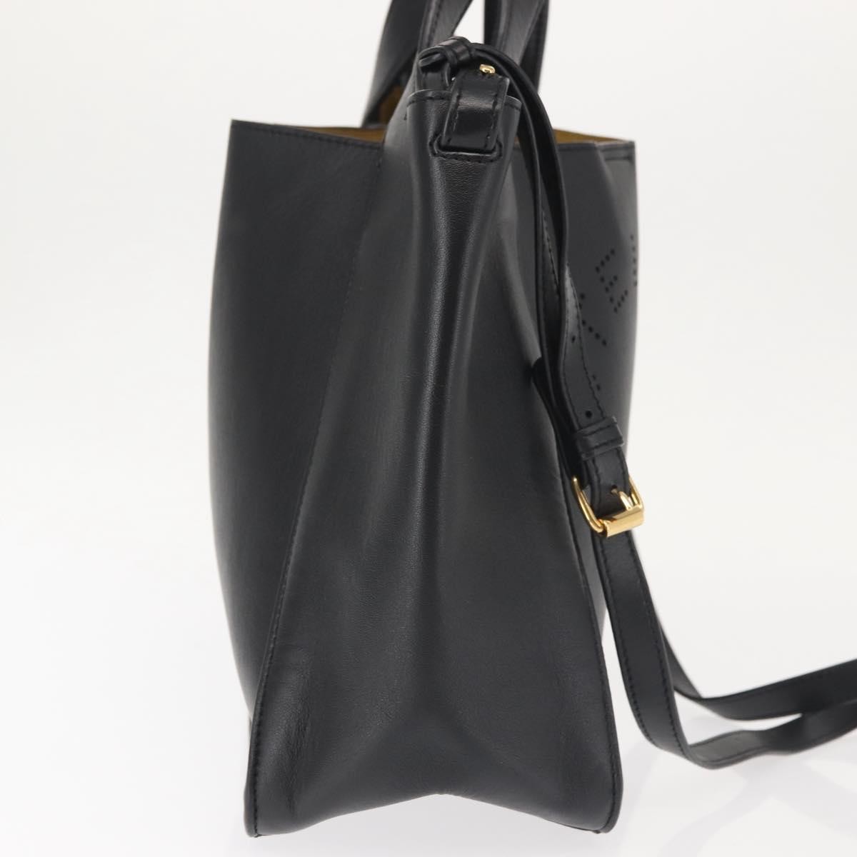 Stella McCartney Stella McCartney Cabas tote bag leather moyen Zwart