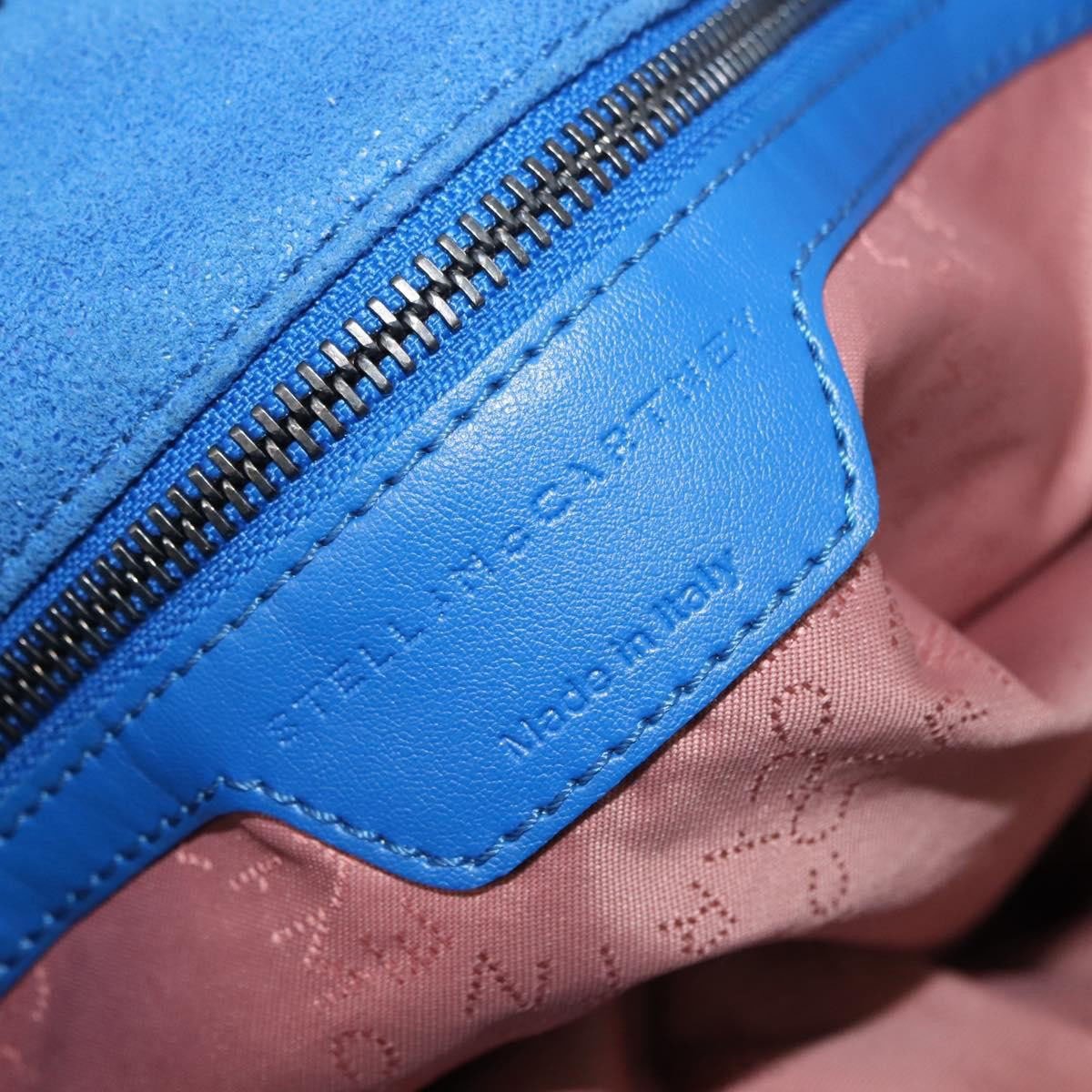 Stella McCartney Stella McCartney Falabella Tote Shaggy Deer Large Blauw