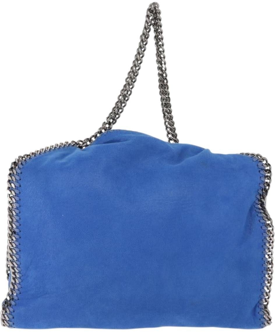 Stella McCartney Stella McCartney Falabella Tote Shaggy Deer Large Blauw