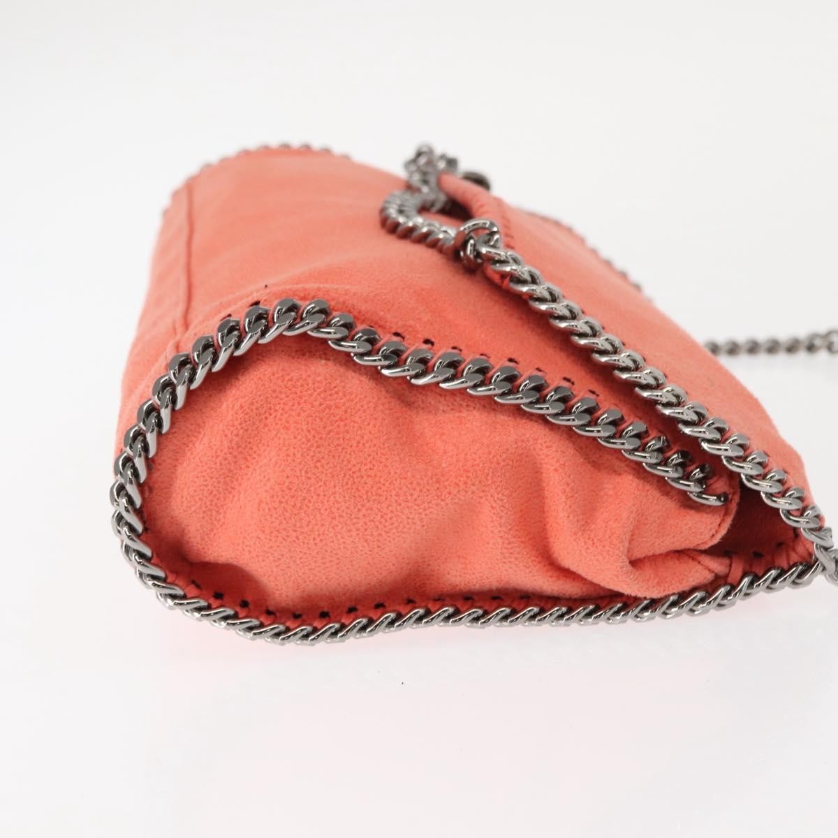 Stella McCartney Stella McCartney Falabella Fold Over Flap Crossbody Bag Shaggy Deer Mini Oranje