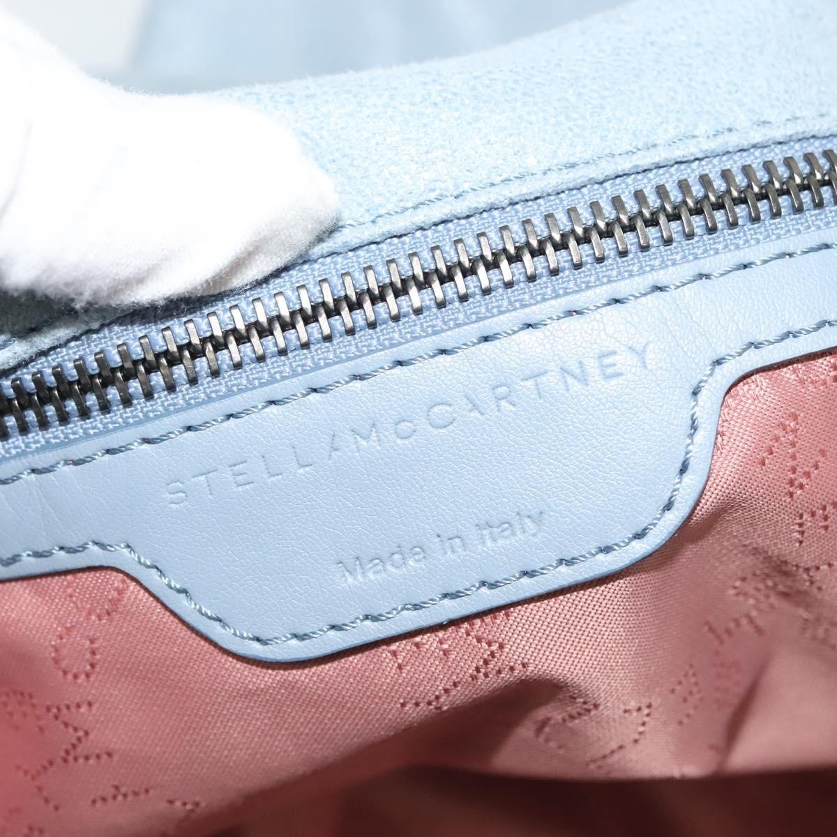 Stella McCartney Stella McCartney Falabella Tote Suede Blauw