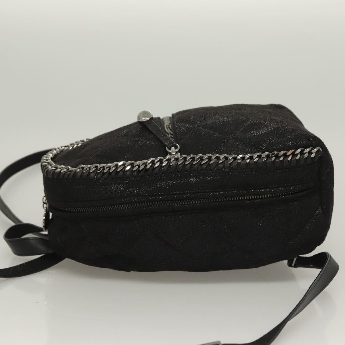 Stella McCartney Stella McCartney Falabella Flap Pocket Backpack Shaggy Deer Zwart