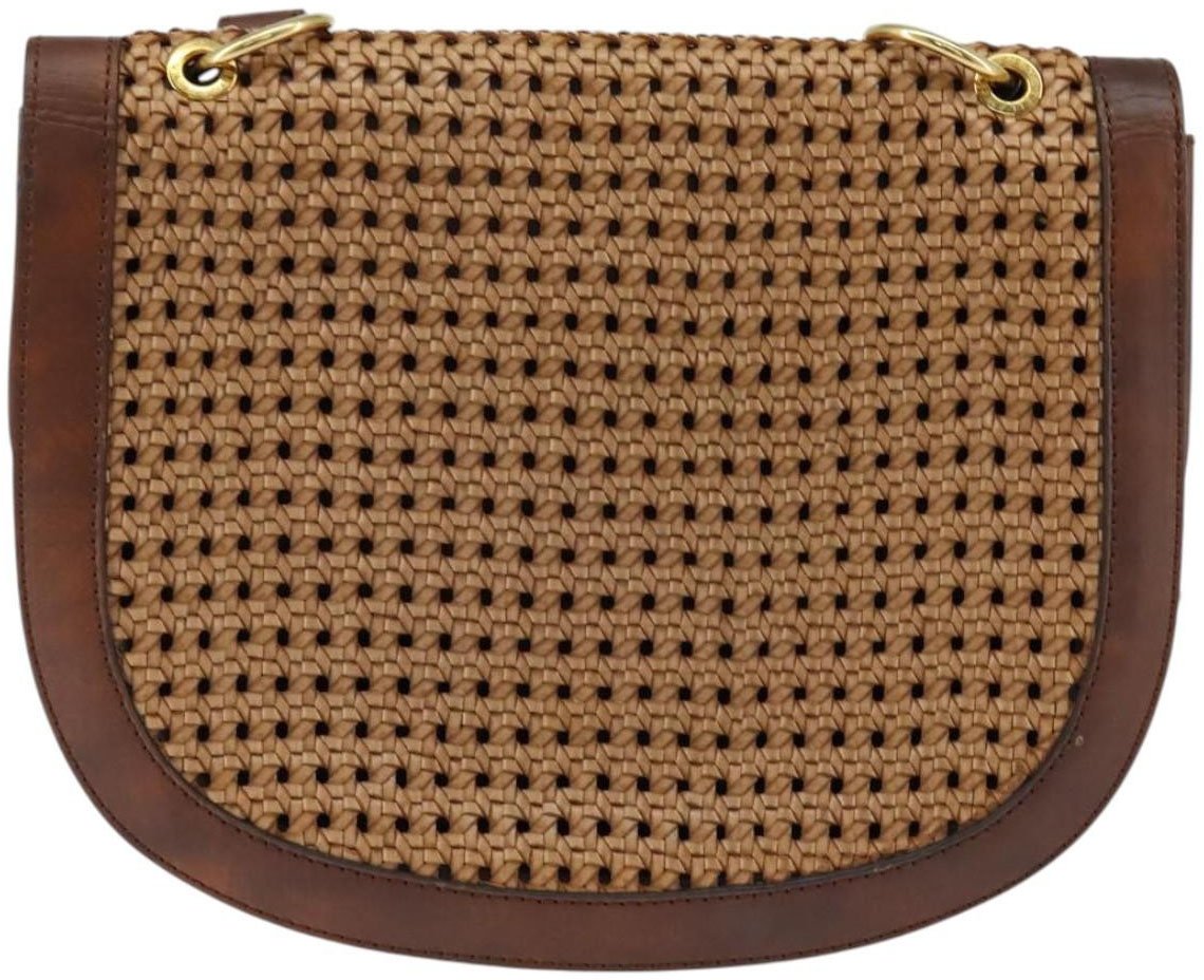 Stella McCartney Stella McCartney Flap Shoulder Bag Polyester Bruin