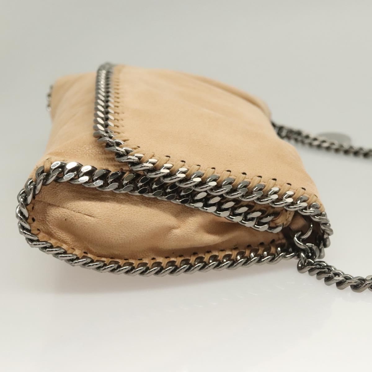 Stella McCartney Stella McCartney Falabella Flap Crossbody Bag Shaggy Deer Small Beige