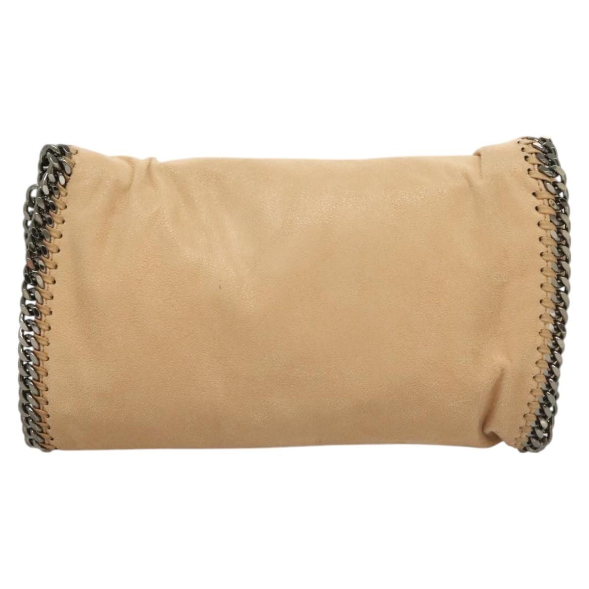 Stella McCartney Stella McCartney Falabella Flap Crossbody Bag Shaggy Deer Small Beige