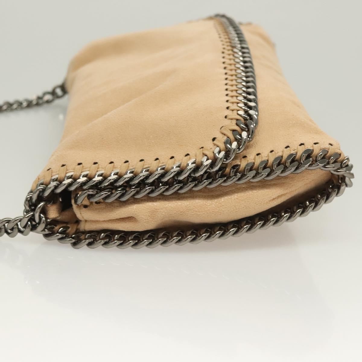 Stella McCartney Stella McCartney Falabella Flap Crossbody Bag Shaggy Deer Small Beige