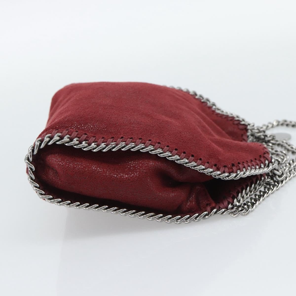 Stella McCartney Falabella Fold Over Clutch Faux Leather Divers