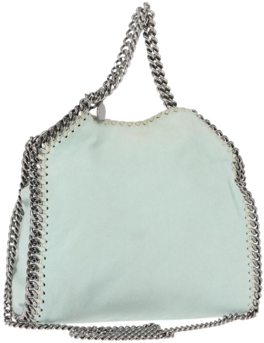 Stella McCartney Stella McCartney Falabella Fold Over Crossbody Bag Suede Roze