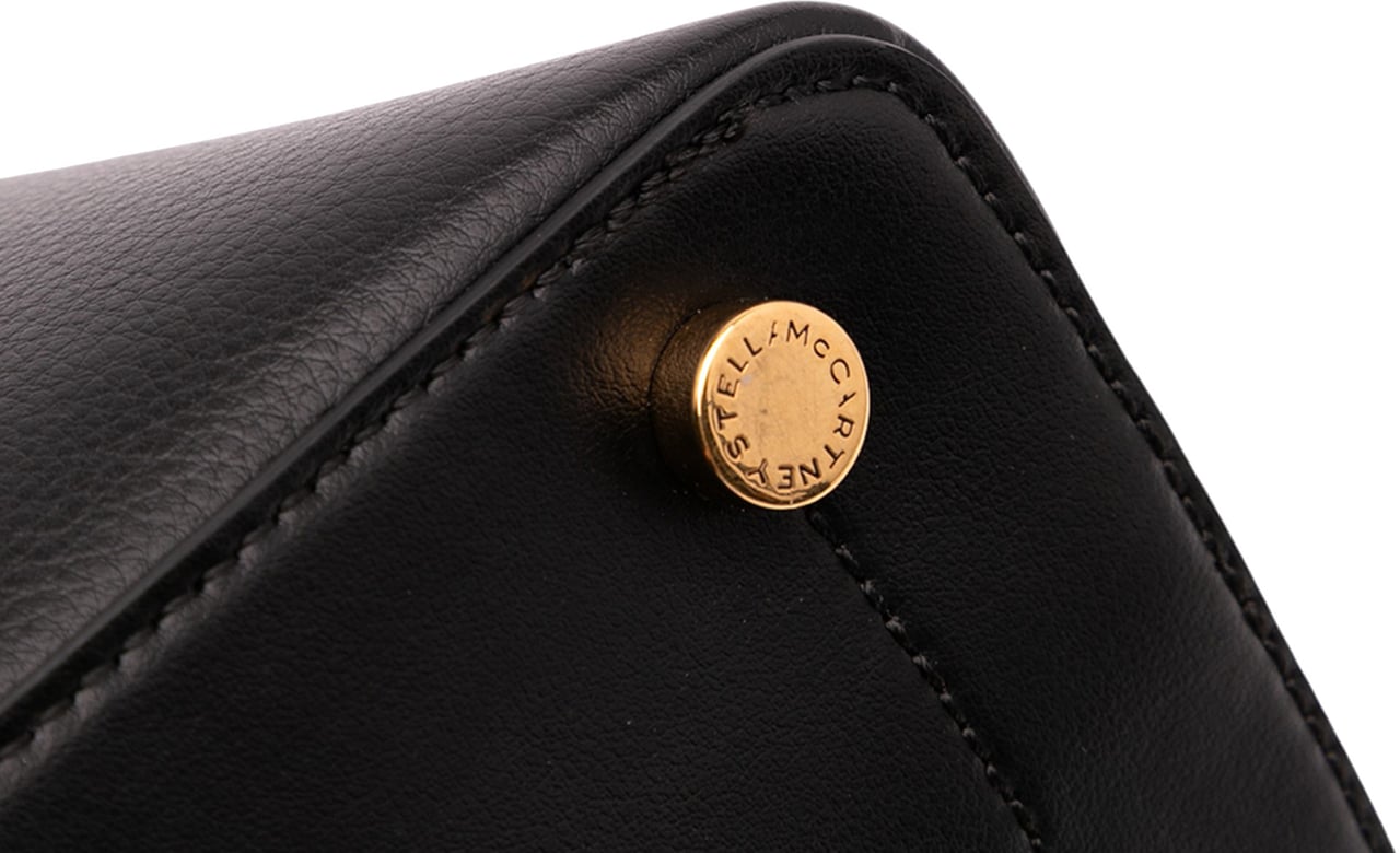 Stella McCartney Vegan Ryder Shoulder Bag Zwart