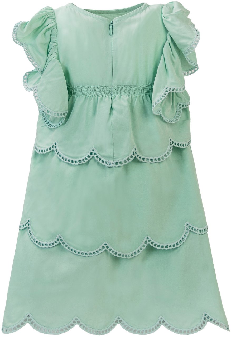 Stella McCartney Abito con Volant Groen