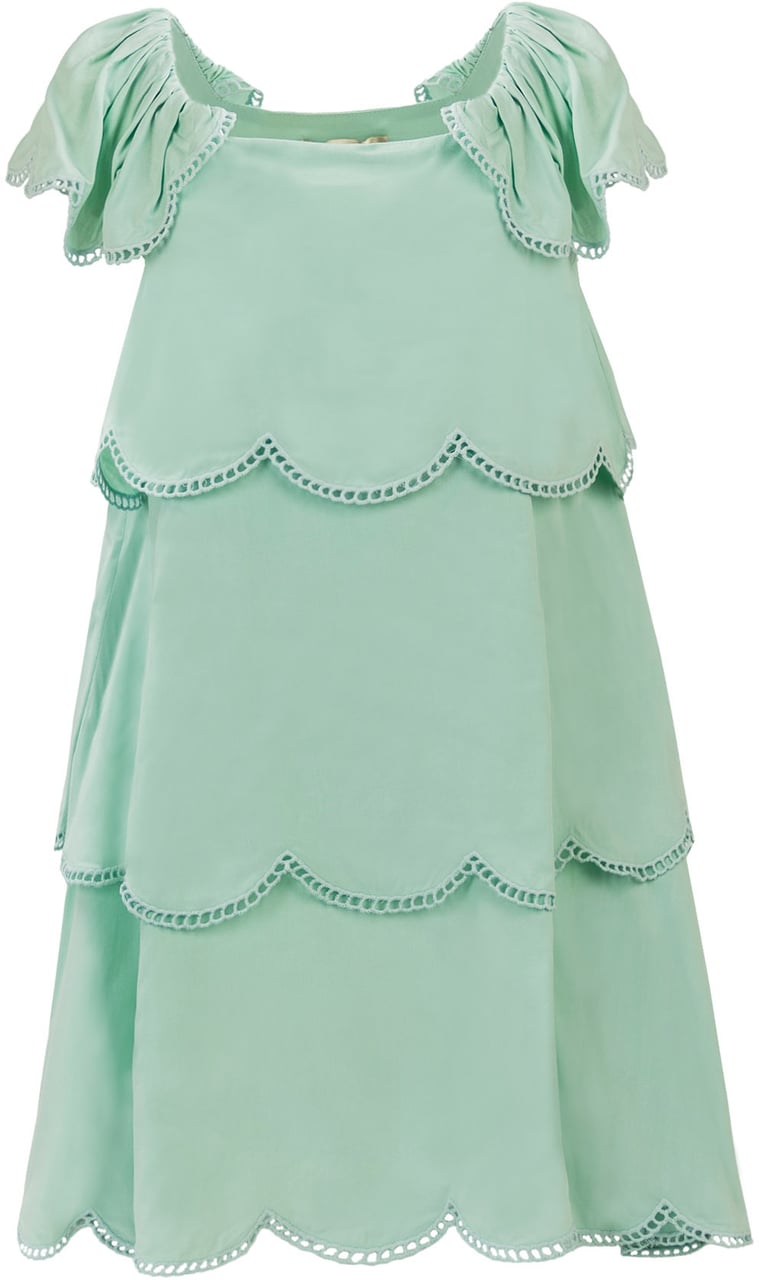 Stella McCartney Abito con Volant Groen