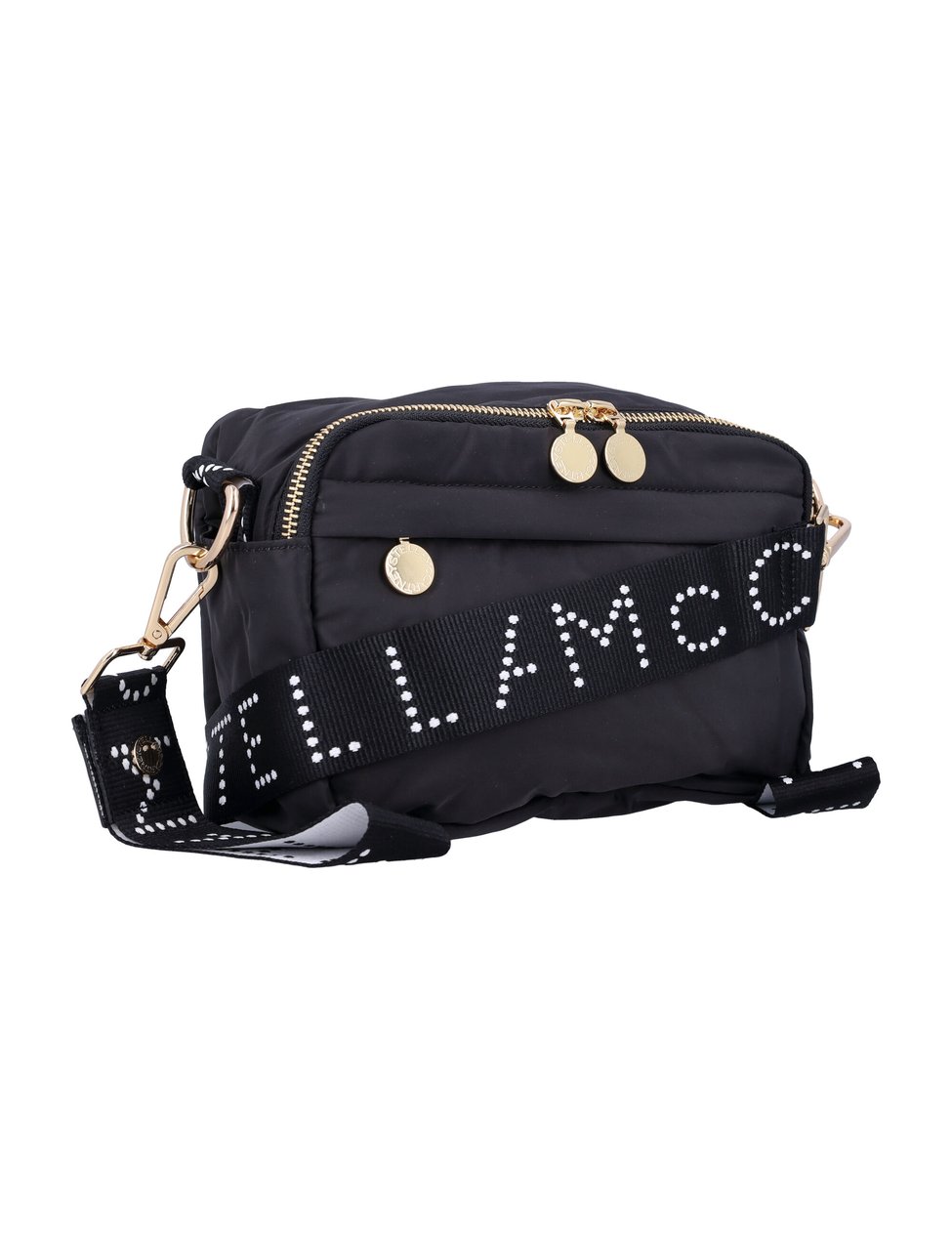 Stella McCartney Diaper Bag Nylon Nero Zwart