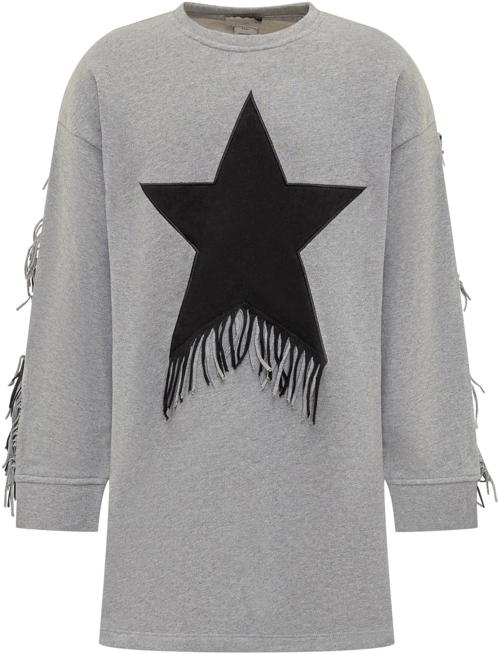 Stella McCartney Felpa Stella McCartney con Stella e Frange Grijs