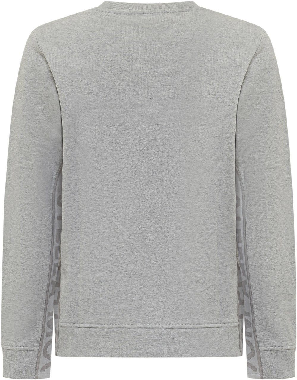 Stella McCartney Felpa Girocollo Stella McCartney con Logo Laterale Grijs