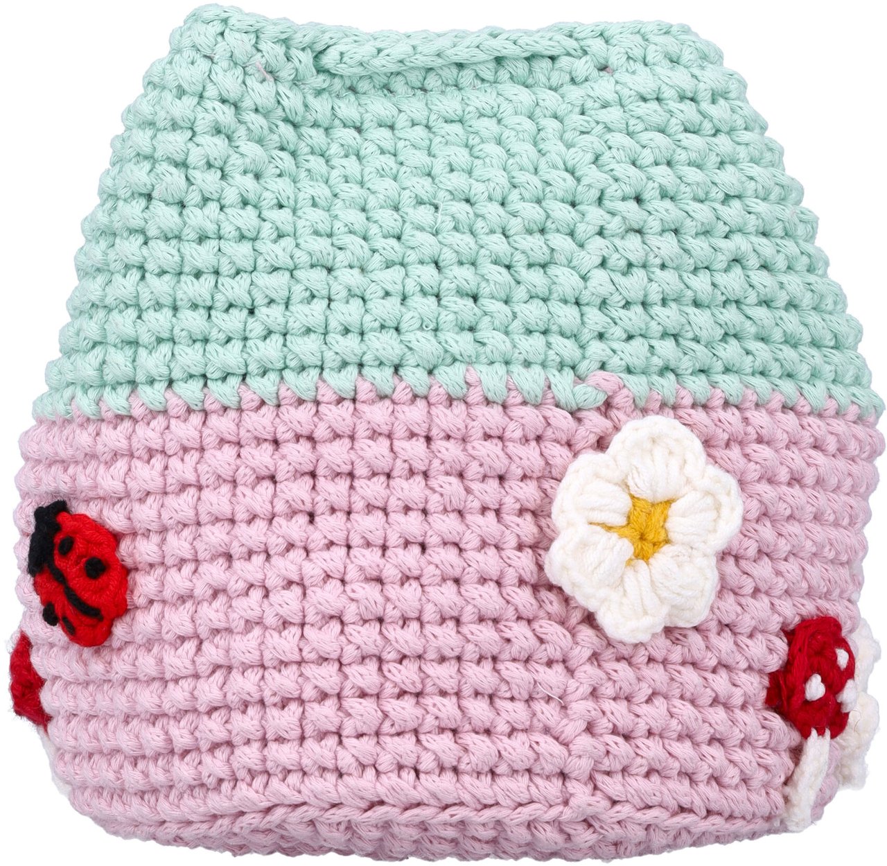 Stella McCartney Bag Crochet Natura Rosso Rood