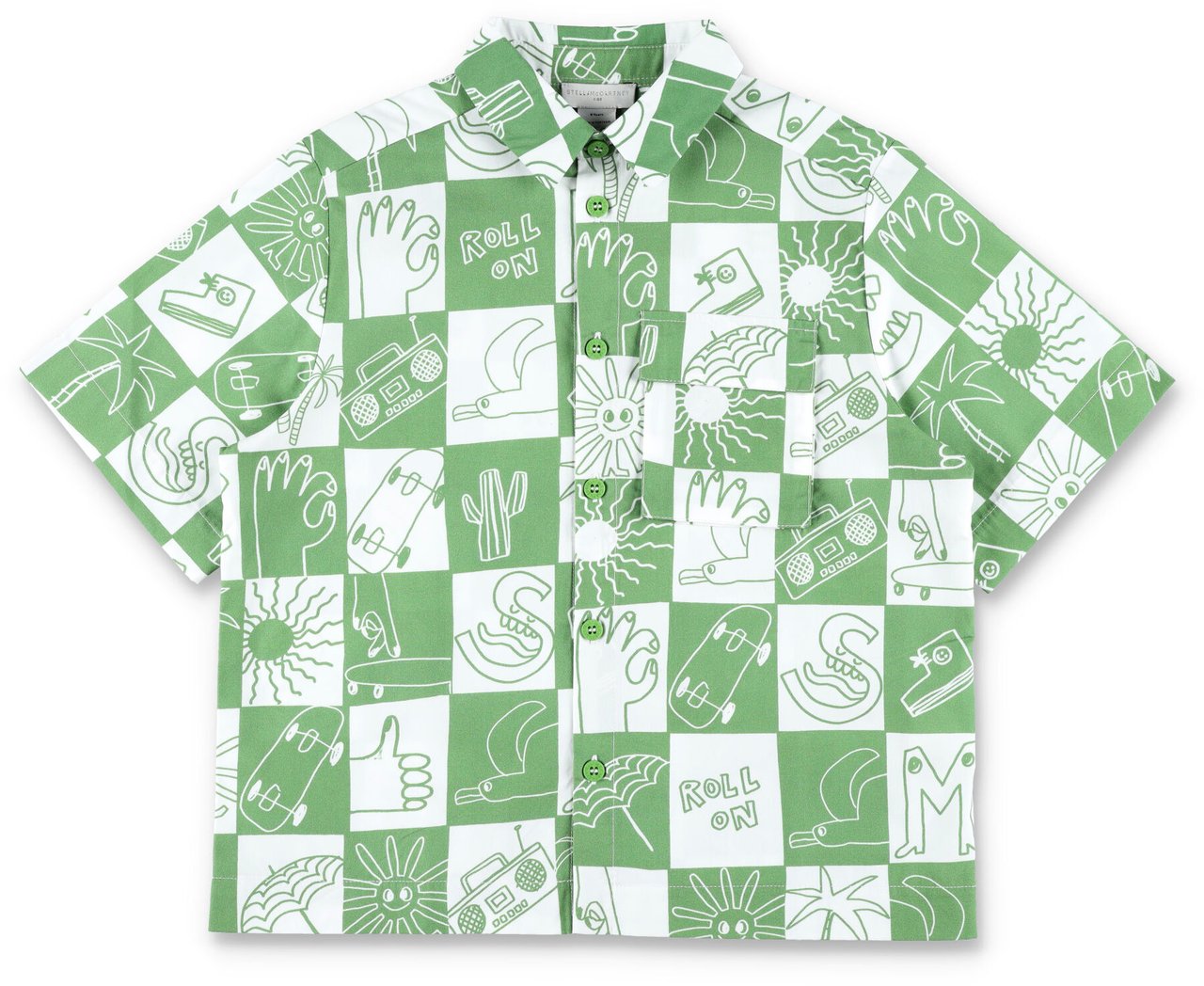 Stella McCartney Shirt Skate Verde Groen