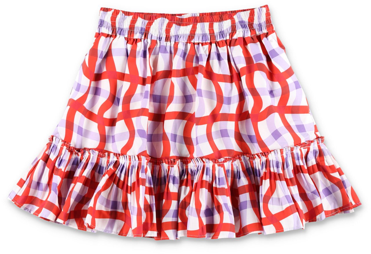 Stella McCartney SKIRT CHECK Blauw