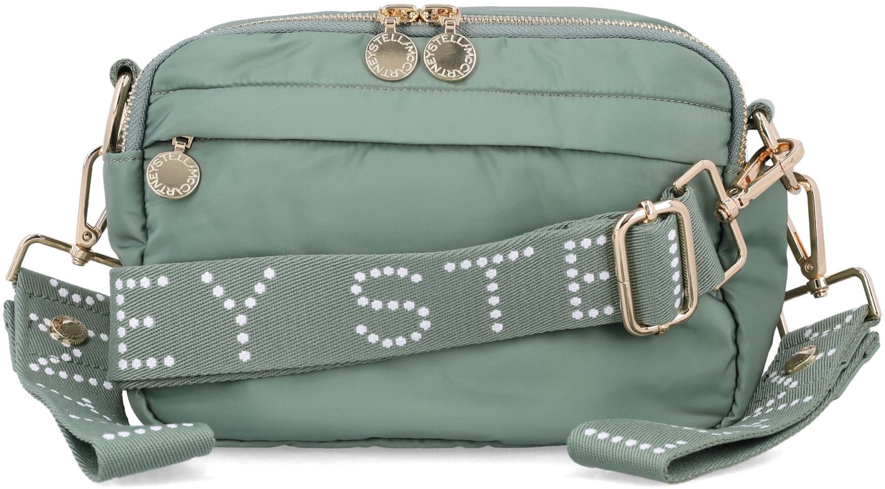 Stella McCartney Diaper Bag Nylon Verde Groen