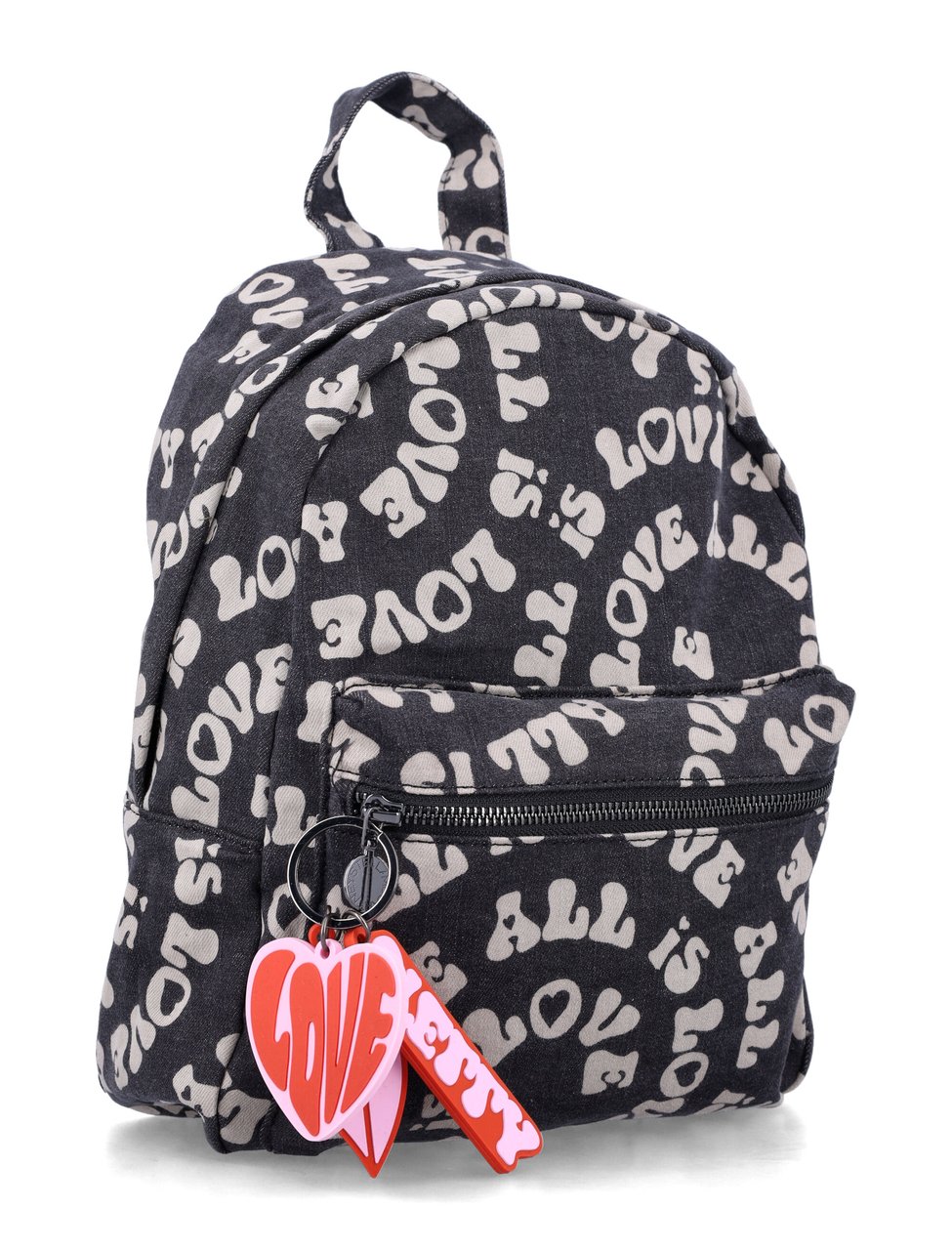 Stella McCartney Backpack Allover Nero Zwart