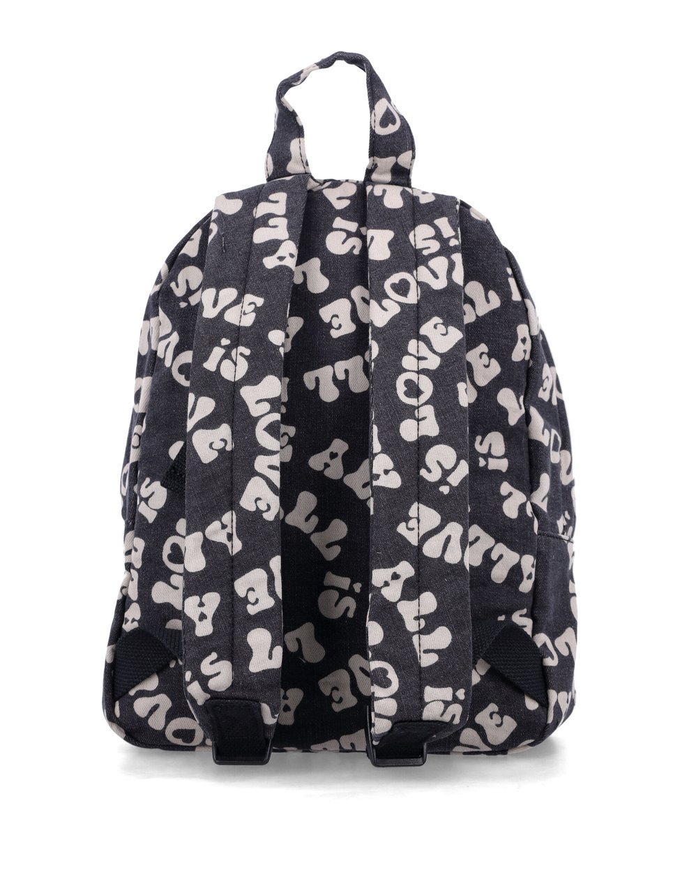 Stella McCartney Backpack Allover Nero Zwart