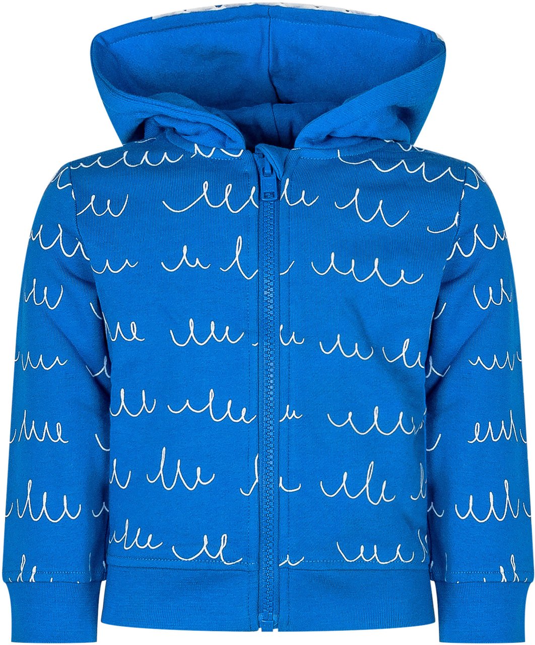 Stella McCartney Stella McCartney Kids Felpa con Cappuccio e Stampa Blauw