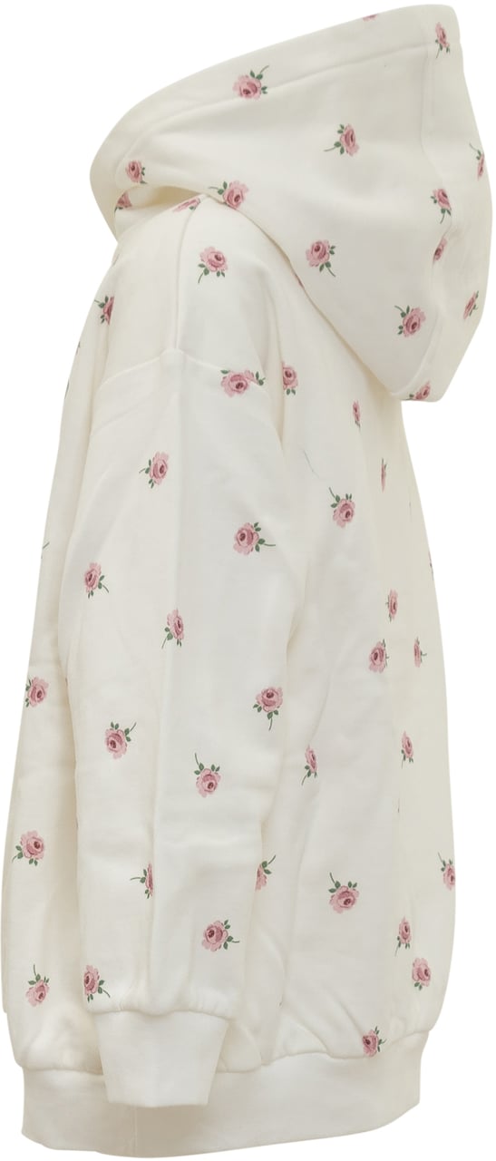 Stella McCartney Felpa con Cappuccio Stella McCartney con Stampa Floreale Wit