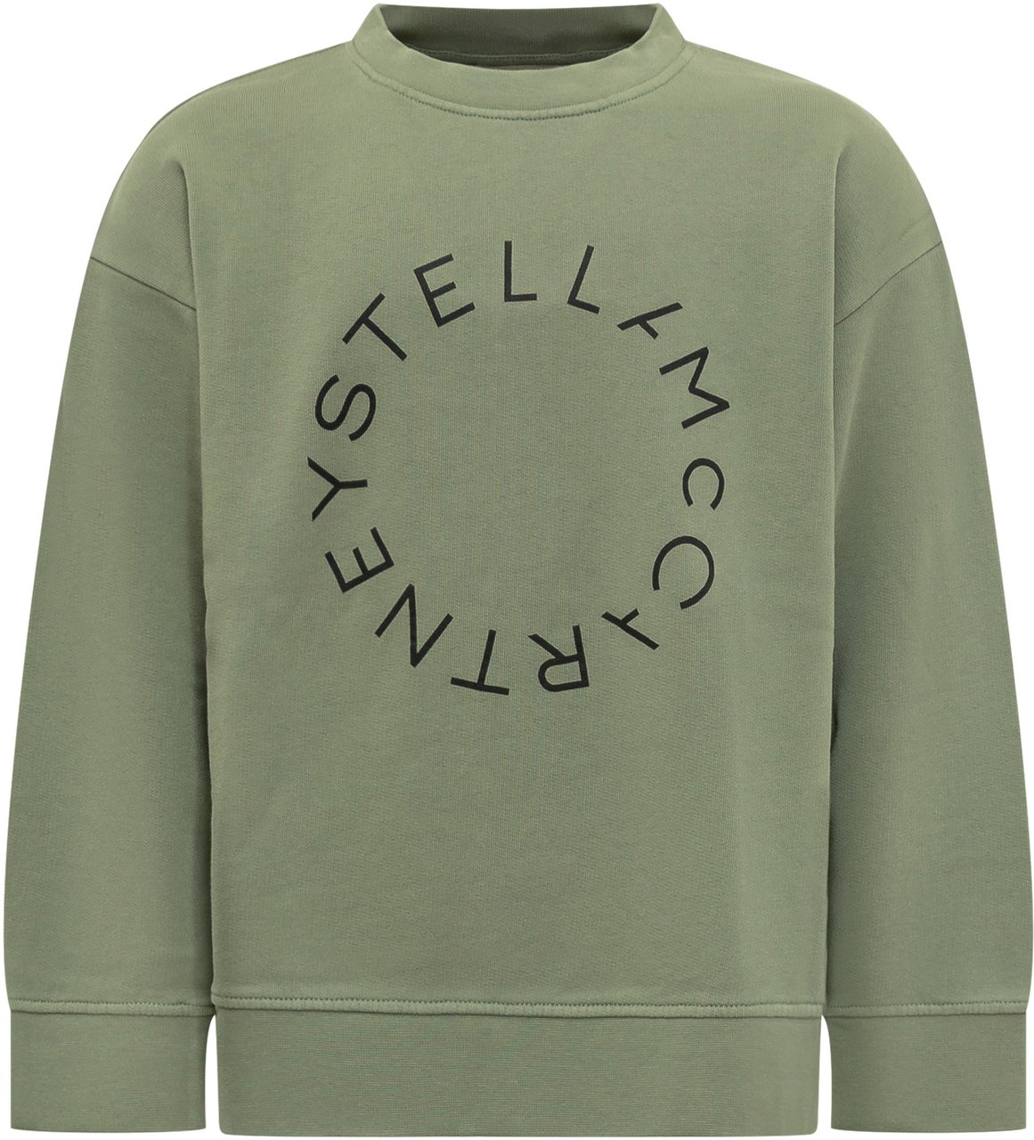 Stella McCartney Felpa Stella McCartney con Logo Circolare Groen
