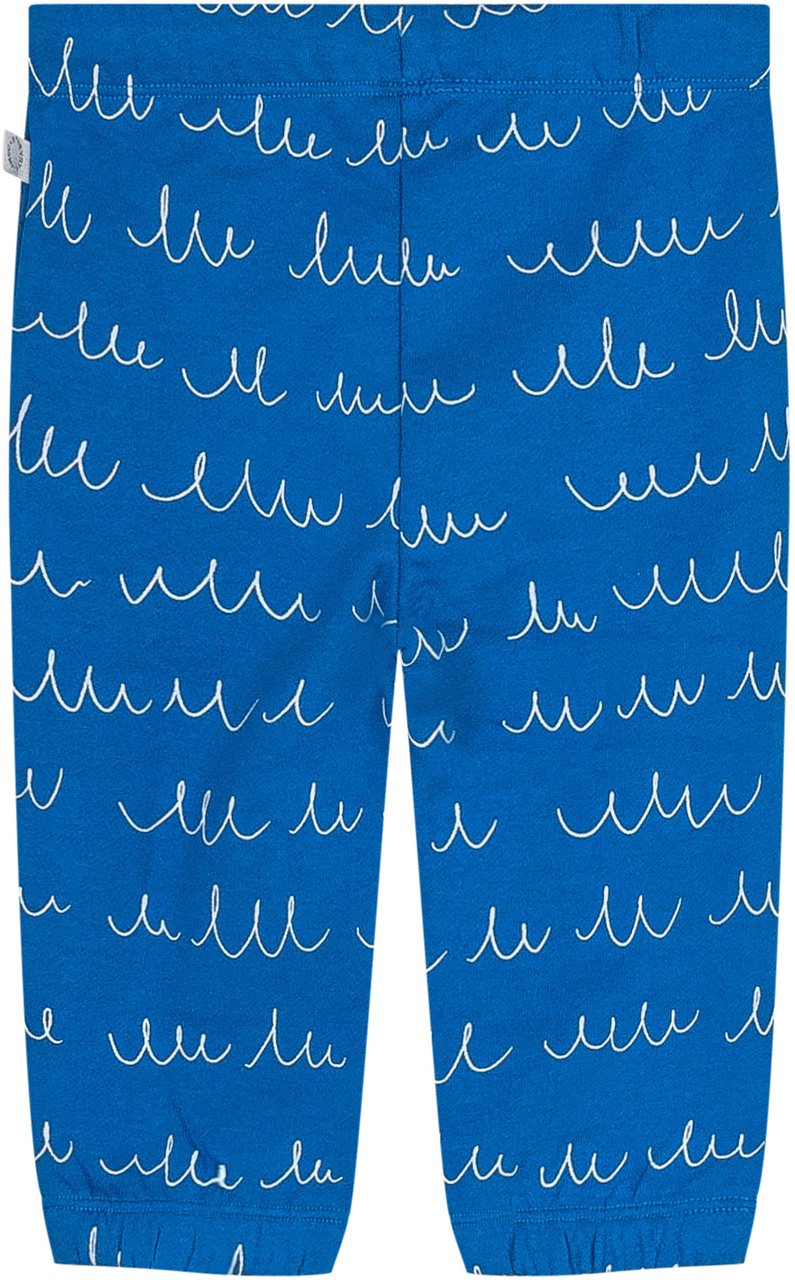 Stella McCartney Stella McCartney Kids Pantaloni Blu con Stampa Blauw