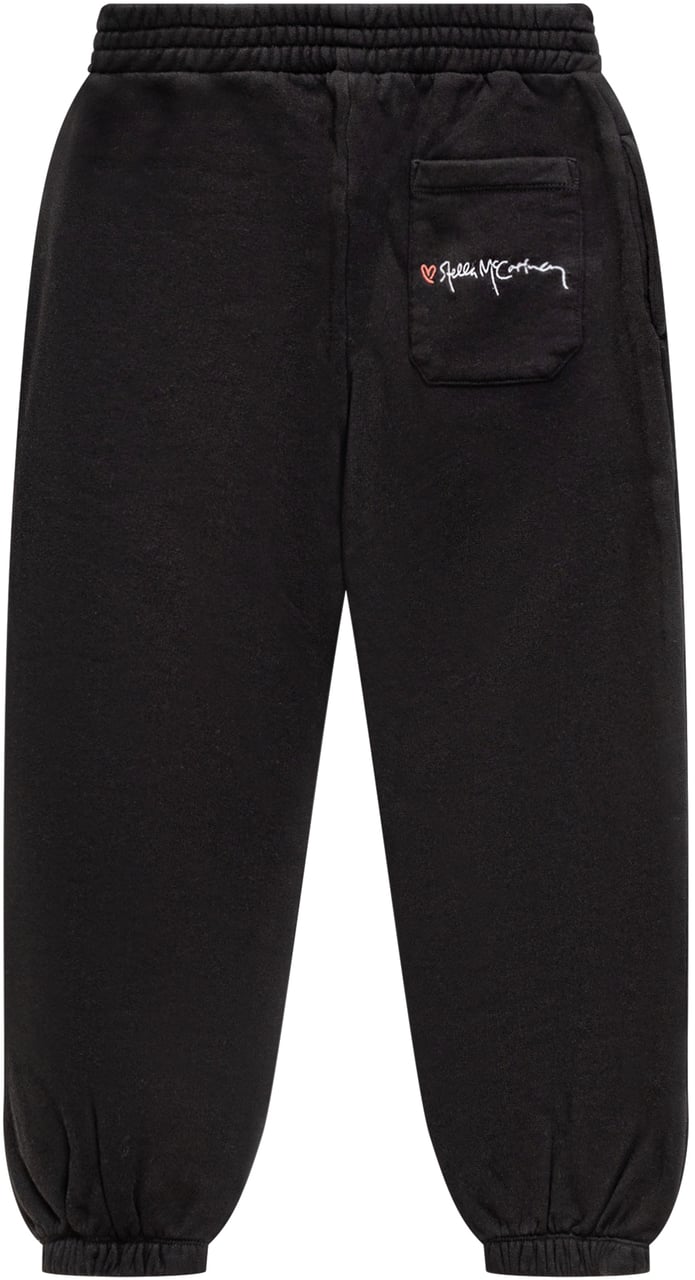Stella McCartney Pantaloni Jogger Stella McCartney in Cotone Zwart