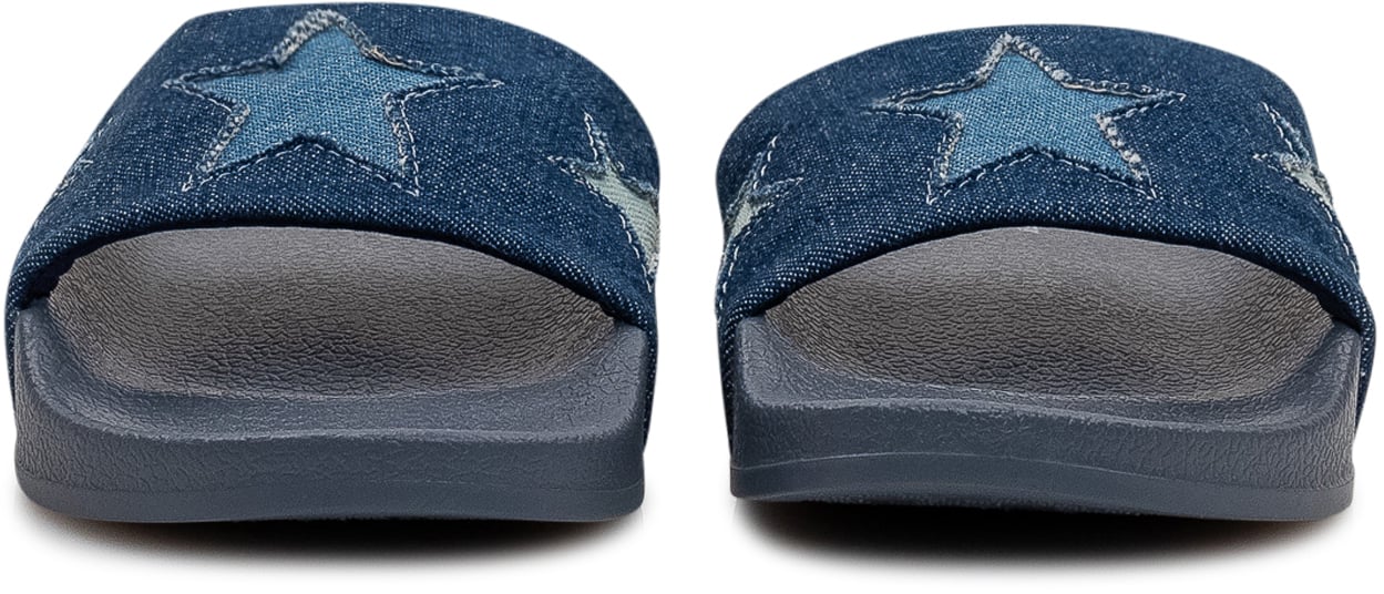 Stella McCartney Sandali Slide in Denim Navy