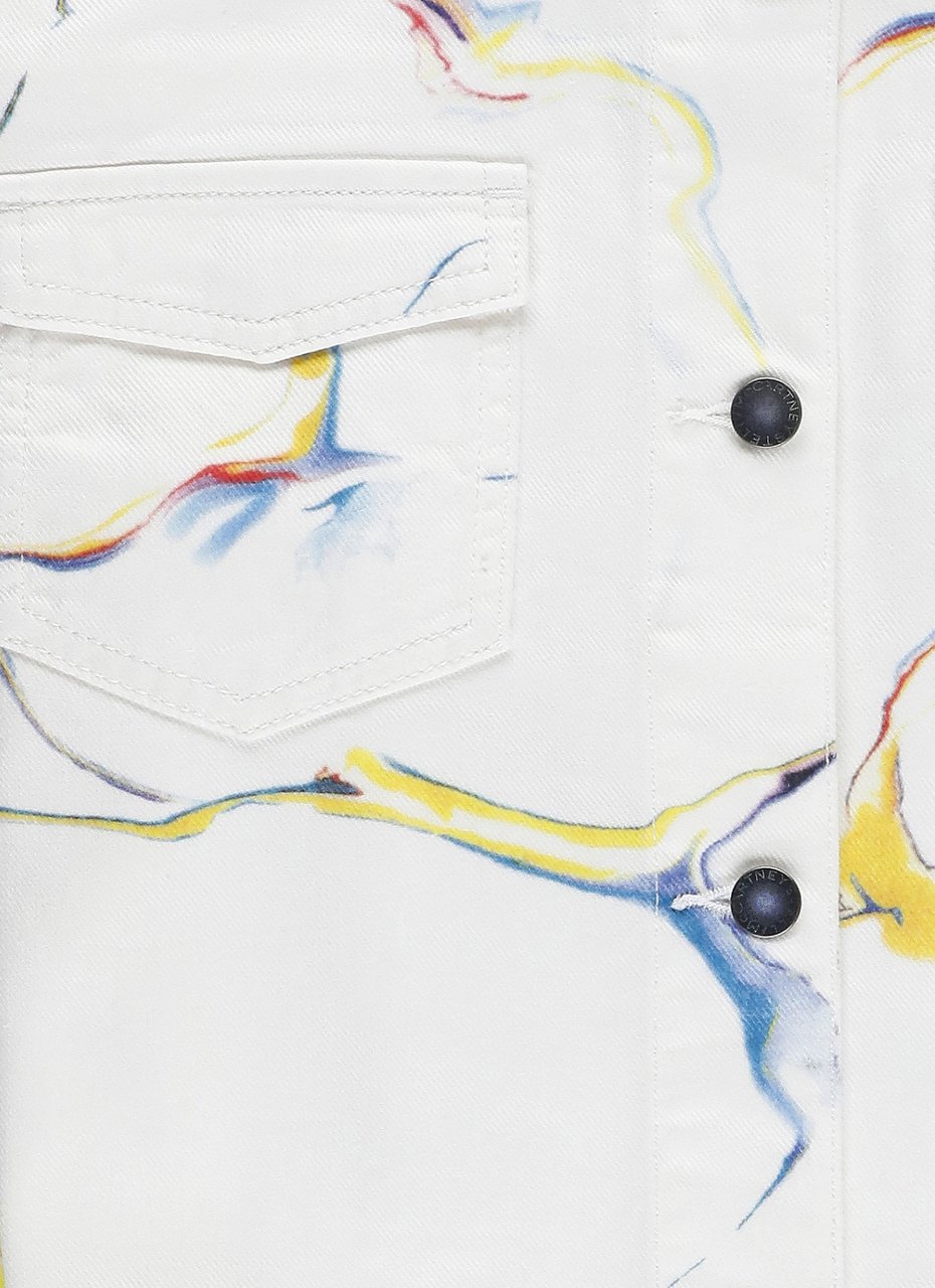Stella McCartney Coats Avorio Wit