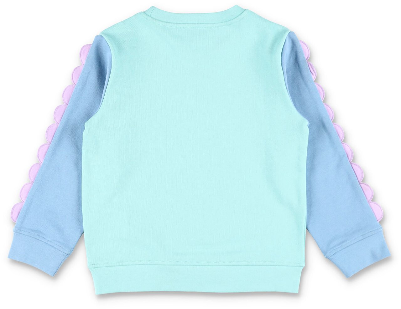 Stella McCartney Set Fish Tee+Shorts Blu Lichtblauw