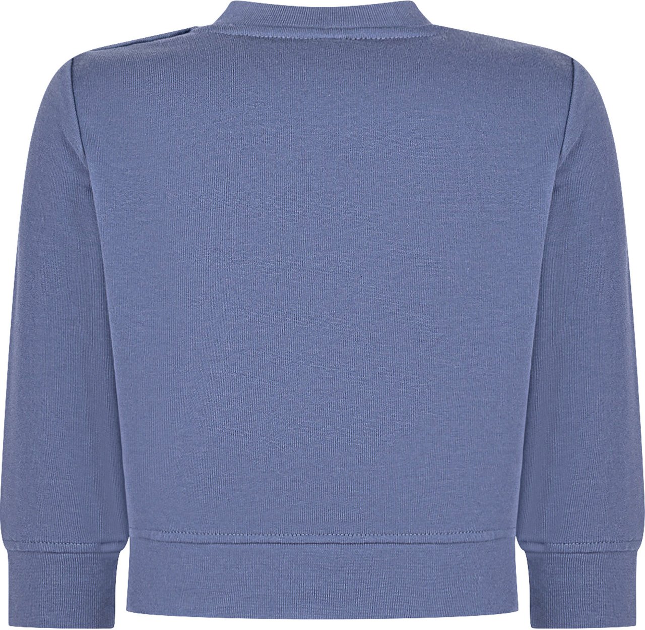 Stella McCartney Felpa con Stampa Balena e Girocollo Blauw