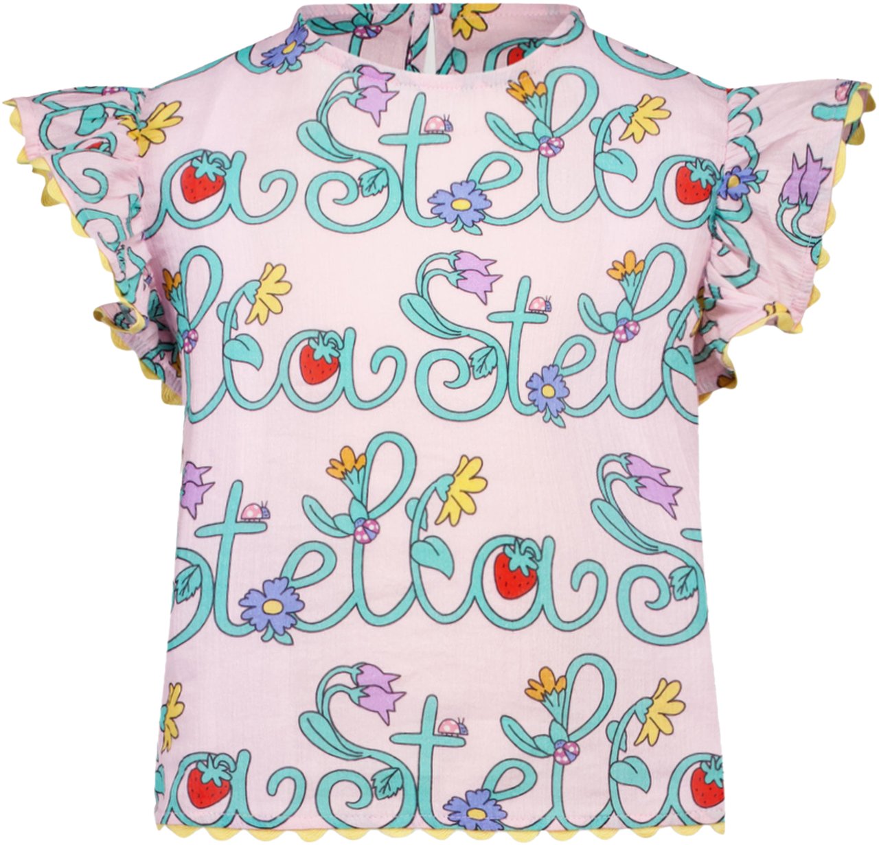 Stella McCartney Stella McCartney Kinder Meisjes T-Shirt In Licht Roze Roze
