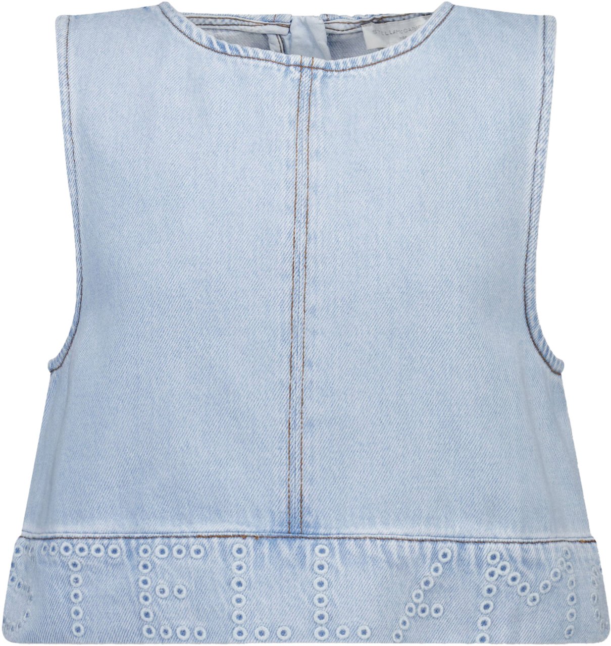 Stella McCartney Stella McCartney Kinder Meisjes T-Shirt In Jeans Blauw